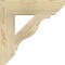Ekena Millwork Funston Slat Rough Sawn Bracket, Douglas Fir, 4"W x 18"D x 18"H BKT04X18X18FST06RDF - alternate 3